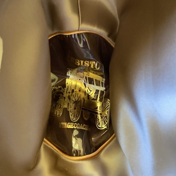 Resistol Pawnee Puma Western Hat Size 6 5/8 Tan Wool Felt Vintage Cowboy Hat - Picture 7 of 12